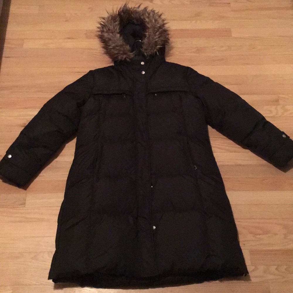 Michael Kors Long Down Black Jacket